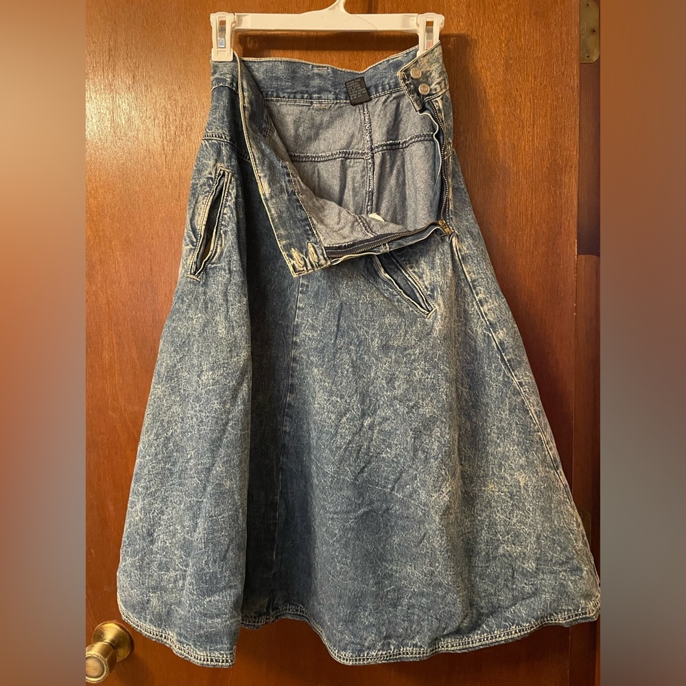 Vintage Gitano Express denim skirt